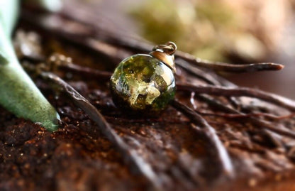 Terrarium Pixie Cup Lichen Necklace